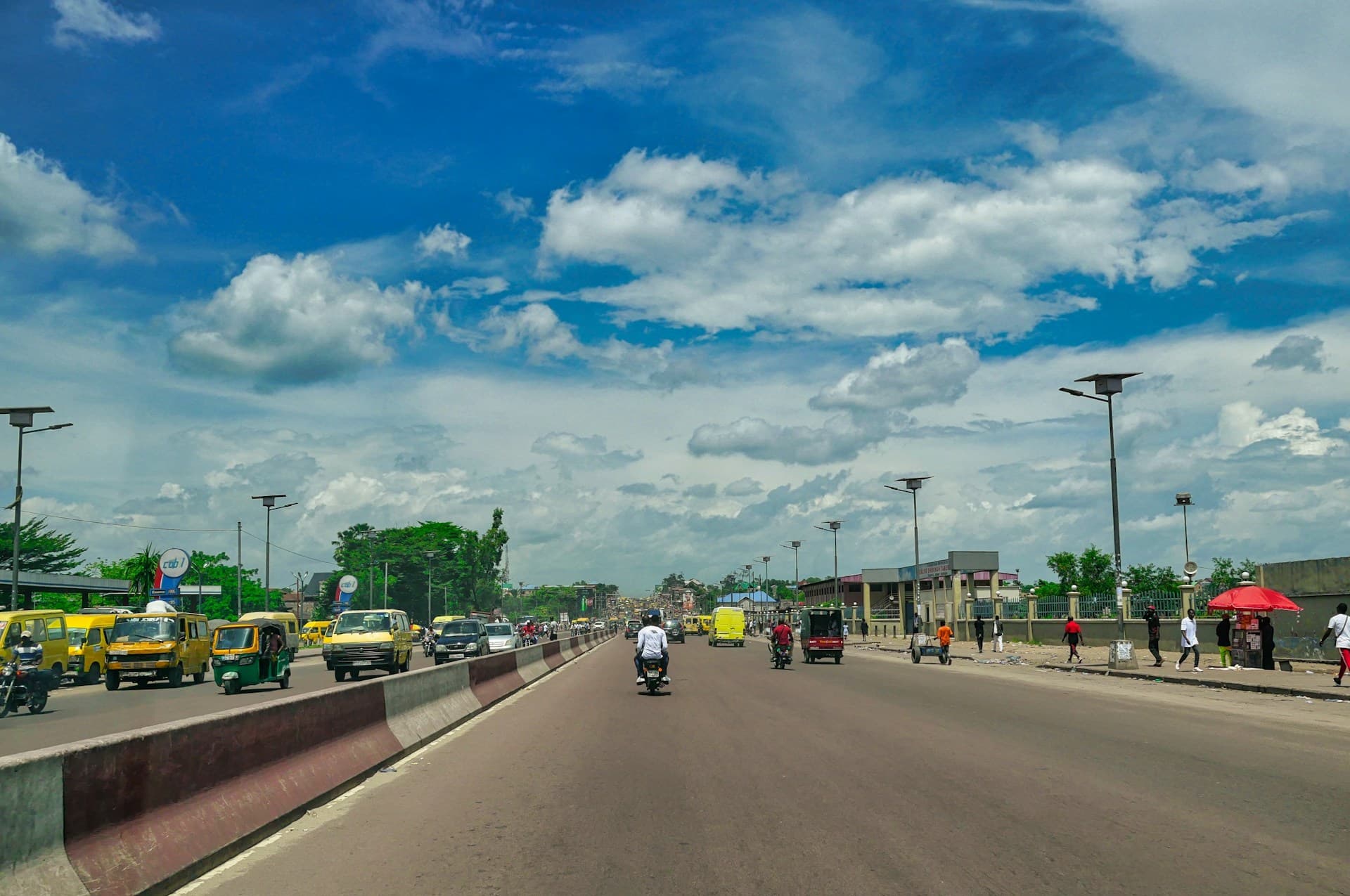 A street in Douala, Cameroon